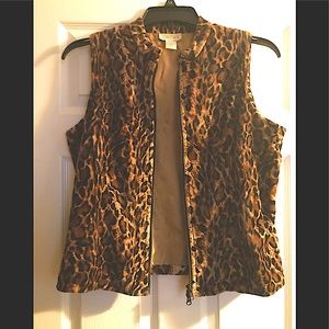 Leopard Print Vest